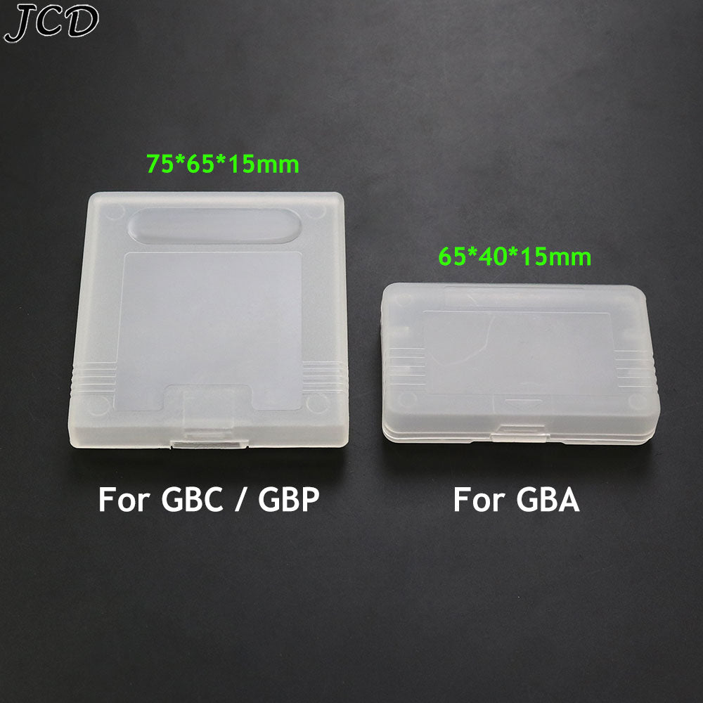 JCD Plastic Game Cartridge Card Case for GameBoy Color GBC GBA GBP Gaming Cards Anti-Dust Clear Protective Box